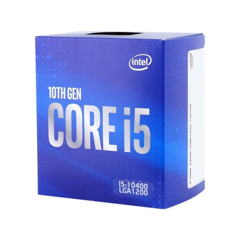 CPU Intel Core i5-10400 (2.9GHz turbo up to 4.3GHz, 6 nhân 12 luồng, 12MB Cache, 65W) - Socket Intel LGA 1200