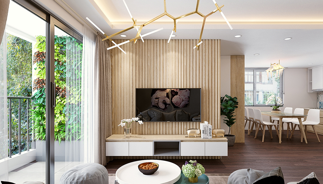 Thi công căn hộ hiện đại