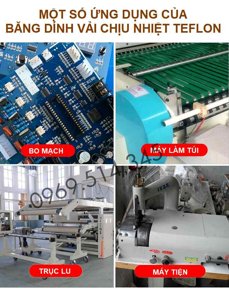 Băng dính Teflon ngày càng được chú trọng trong ngành điện tử, công nghệ bán dẫn 