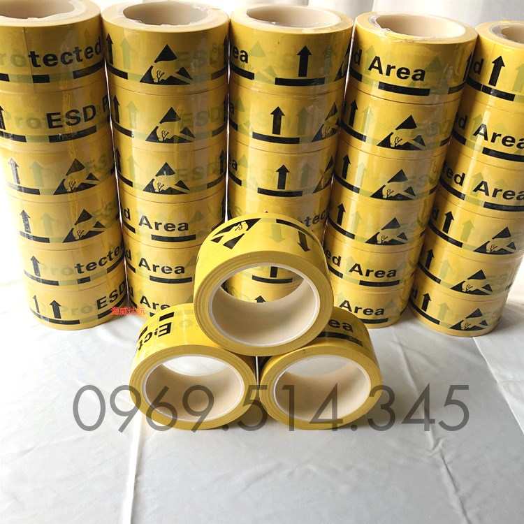 Cuộn keo cảnh báo an toàn chống trơn trượt có kích thước đạt chuẩn, màu sắc đa dạng dễ nhận biết và phân biệt