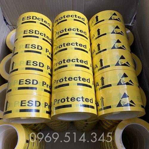 Băng dính chống tĩnh điện phòng sạch dán chắc chắn, không bong tróc