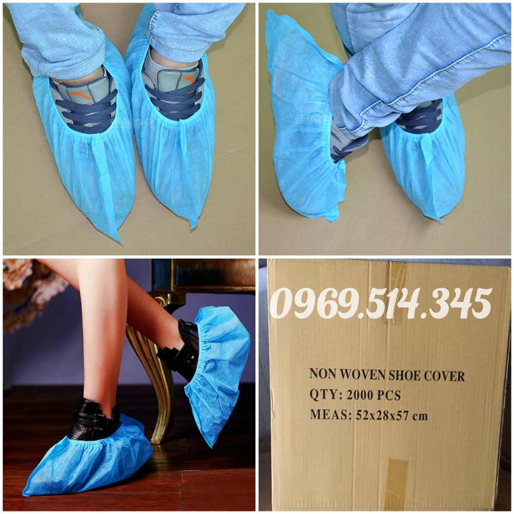 Bao giày được cuộn tròn thành từng cuộn nhỏ đóng thành từng bịch và bảo quản trong thùng carton 
