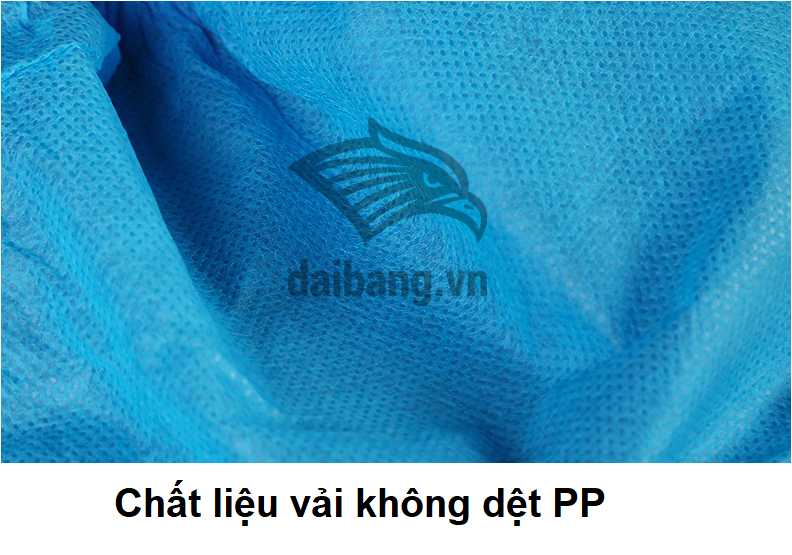 Cận cảnh chất liệu Vải không dệt của Bao giày ngăn chặn bụi bẩn, vi khuẩn hiệu quả
