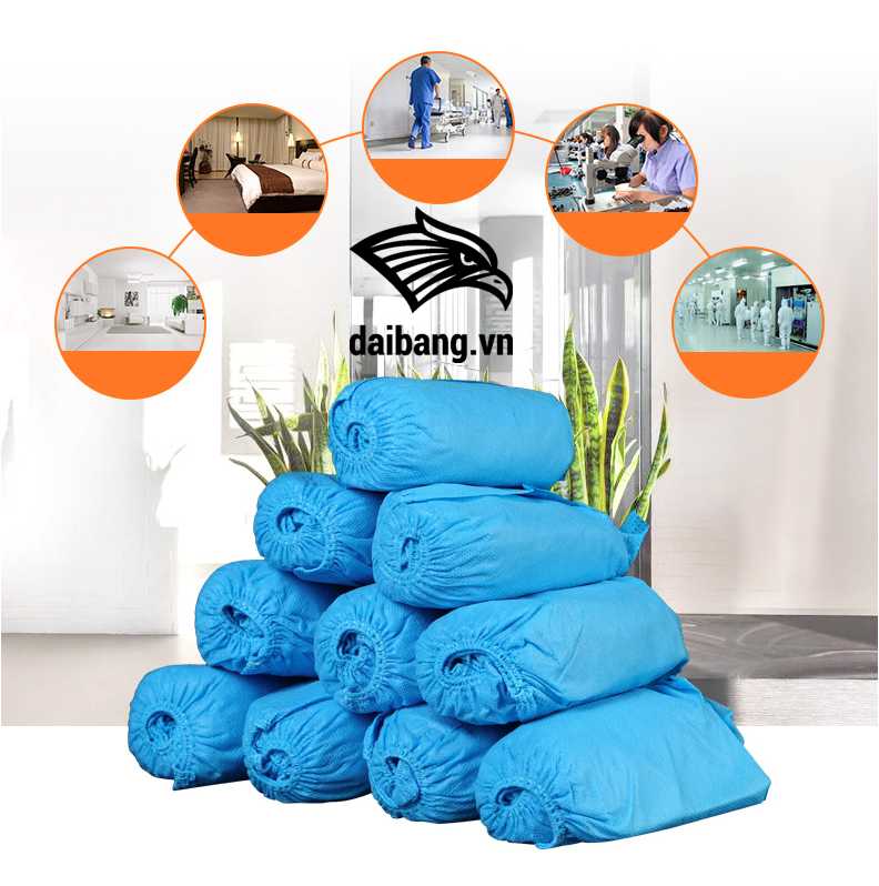 Bao giày phòng sạch vải không dệt đáp ứng các tiêu chuẩn về vệ sinh an toàn thực phẩm, dược phẩm và các ngành công nghiệp khác