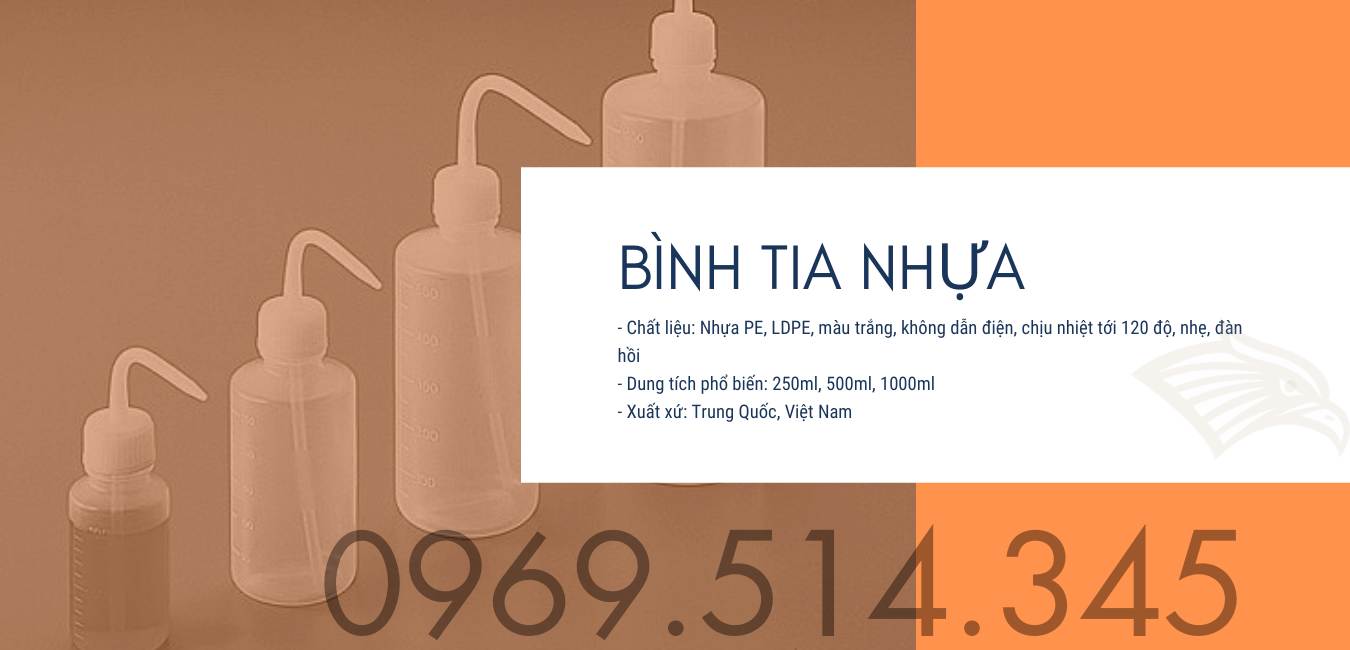 Bình tia nhựa sử dụng trong phòng sạch