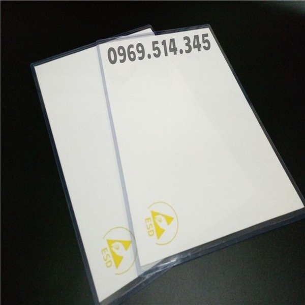 Bìa nhựa cứng chống tĩnh điện tạo nên sự tiện lợi chuyên nghiệp trong lĩnh vực y tế