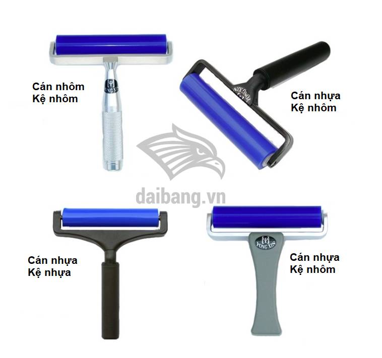 Các loại cán (tay cầm) con lăn dính bụi bằng nhựa chống tĩnh điện