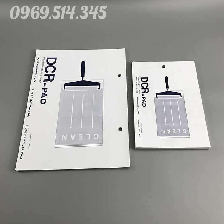 Giấy lau bụi bẩn phòng sạch với hai khổ giấy A4 và A5 trong môi trường phù hợp