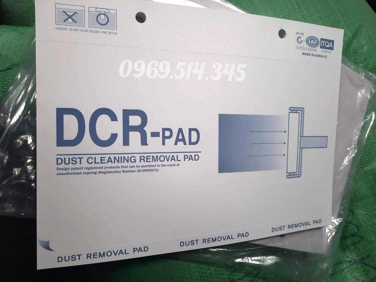 Ảnh chụp thực tế: Lớp đầu tiên của DCR PAD để người dùng nhận biết sản phẩm 