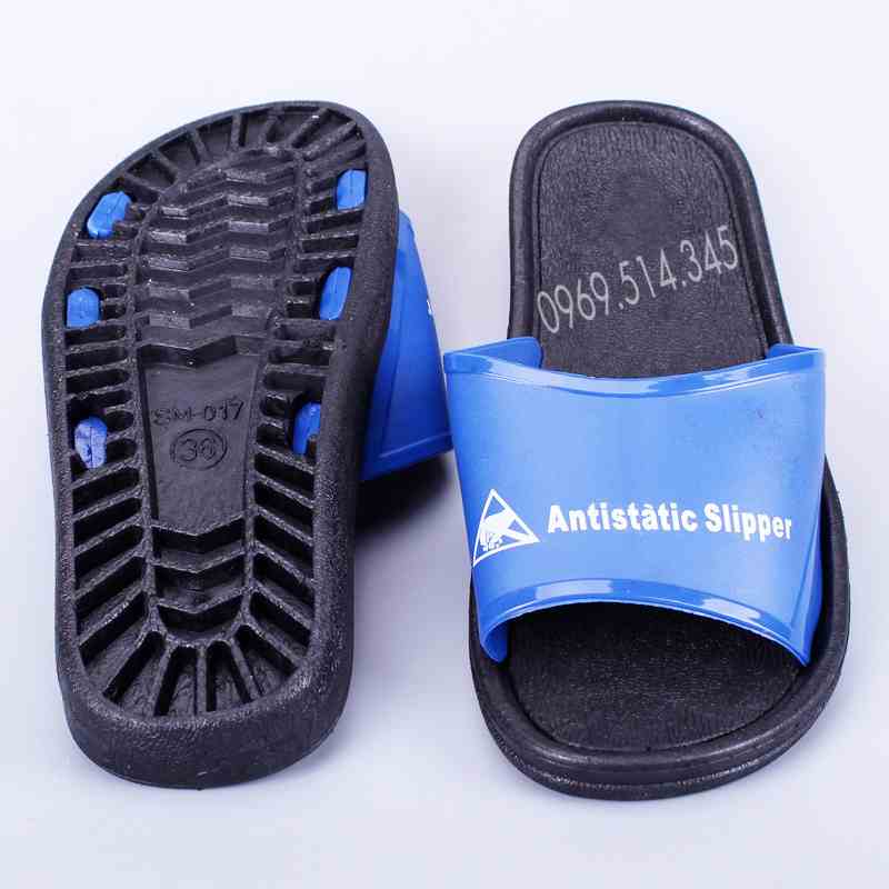 Dép bảo hộ quai xanh đạt chuẩn đi trong phòng sạch