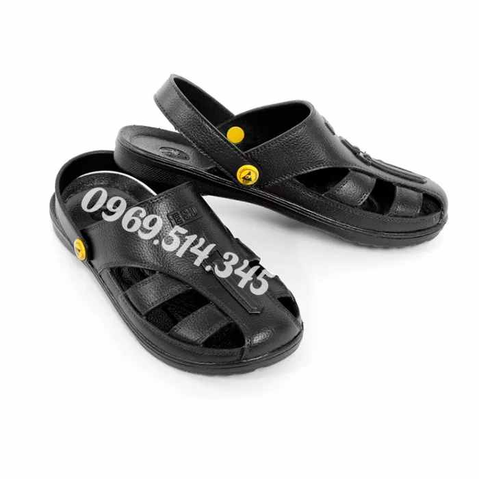 Dép cấu tạo từ PVC triệt tiêu tĩnh điện trên cơ thể