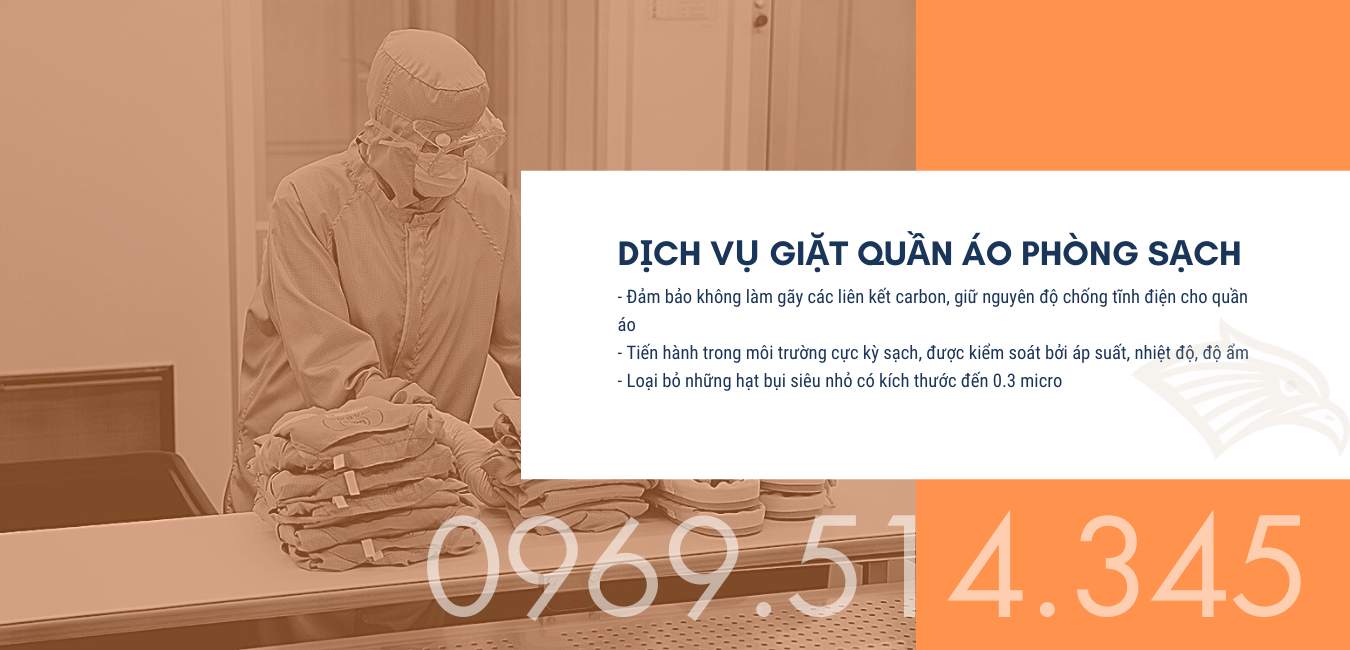 Dịch vụ Giặt quần áo phòng sạch