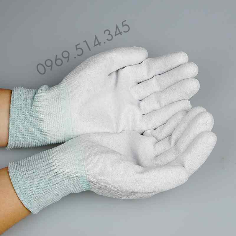 Lớp PU được phủ trong lòng bàn tay tạo màng chắn bảo vệ tay khỏi hóa chất