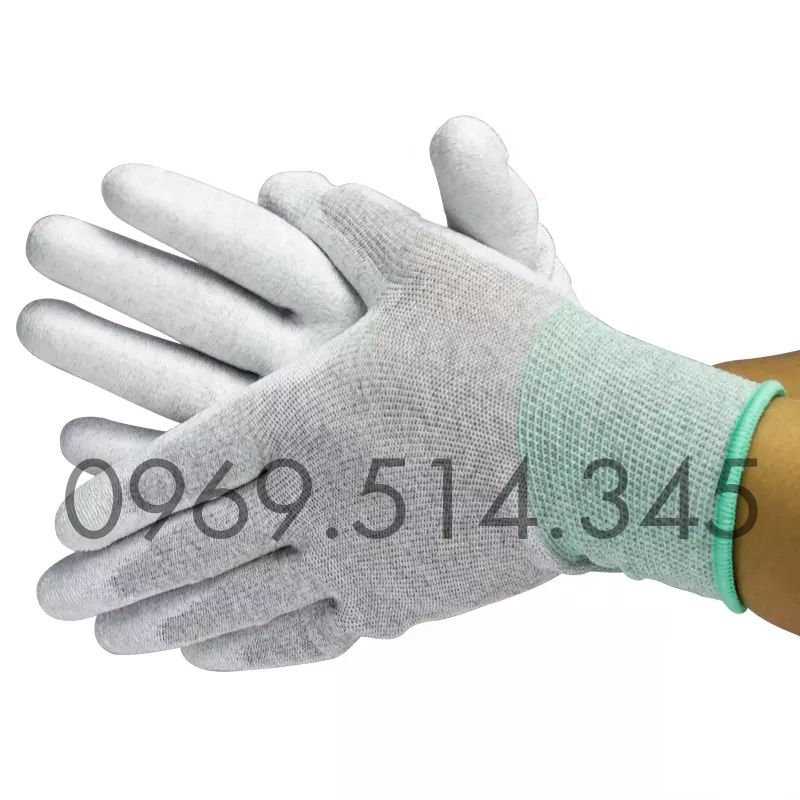 Bao tay chống tĩnh điện carbon phủ lòng giúp bảo vệ đôi tay cho người sử dụng