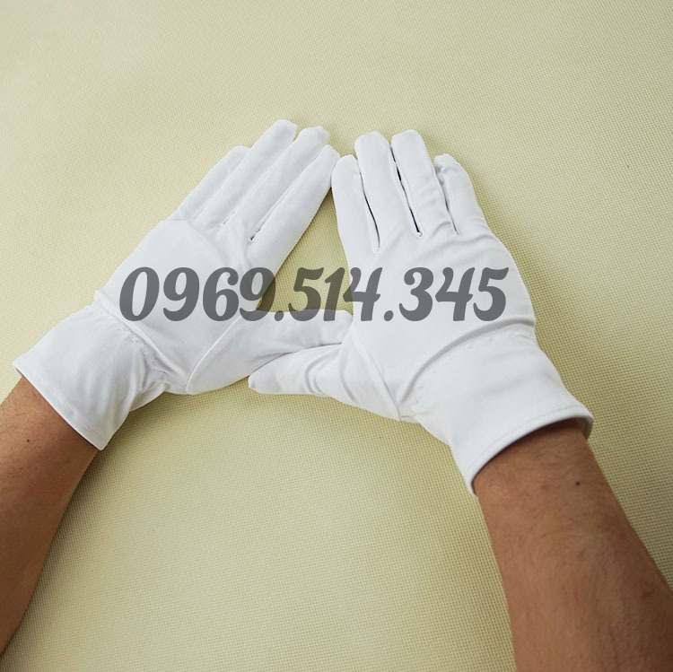 Găng tay vải thun siêu mịn có khả năng chống lại các hóa chất, bảo vệ da tay của người lao động khỏi bị ăn mòn hoặc kích ứng