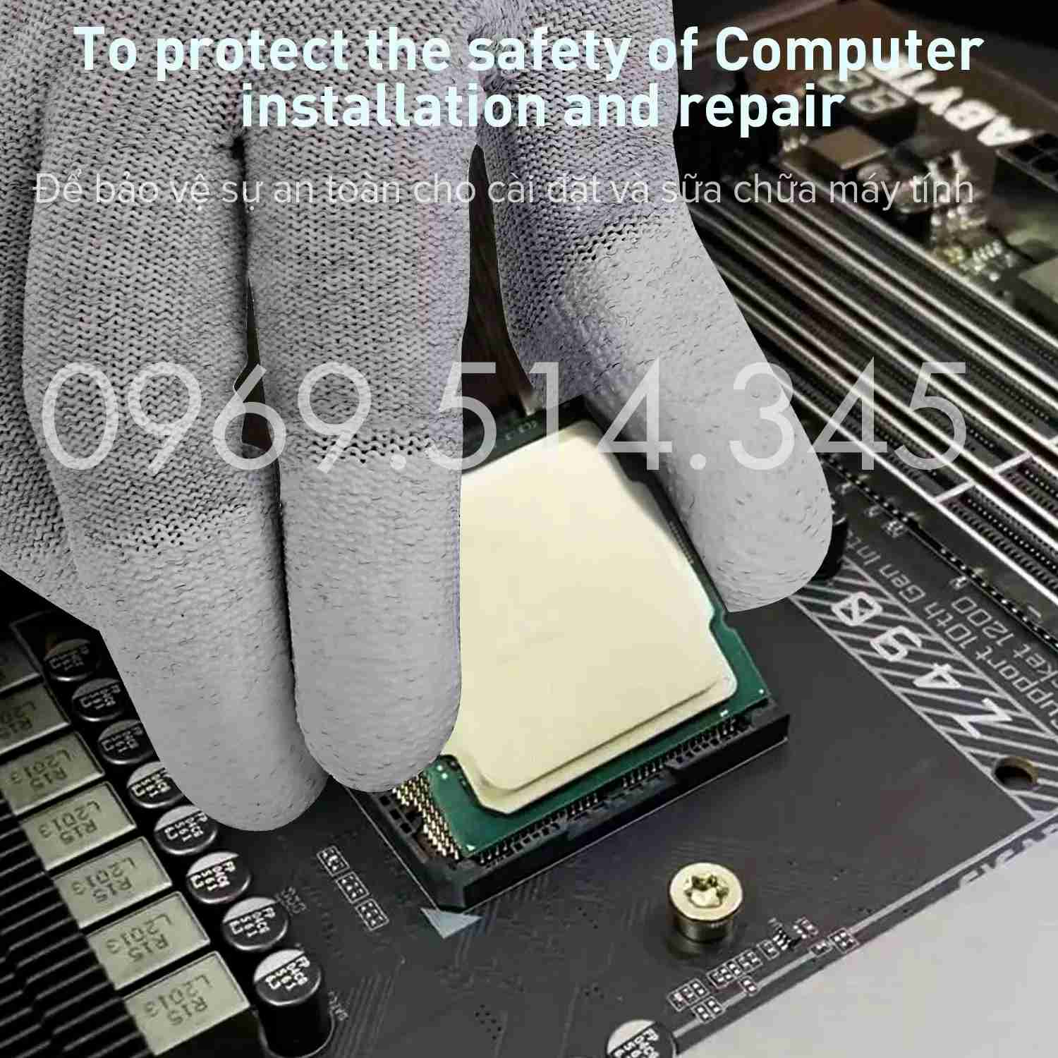 Bao tay chống tĩnh điện carbon được ứng dụng trong nhiều lĩnh vực