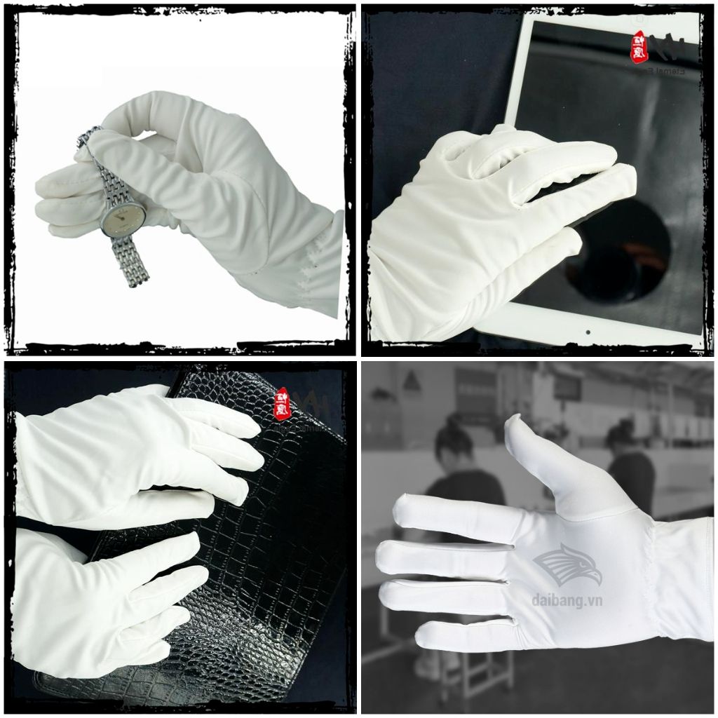 Ứng dụng của găng tay vải phòng sạch 80% polyester và 20% nylon công cụ không thể thiếu trong phòng thí nghiệm