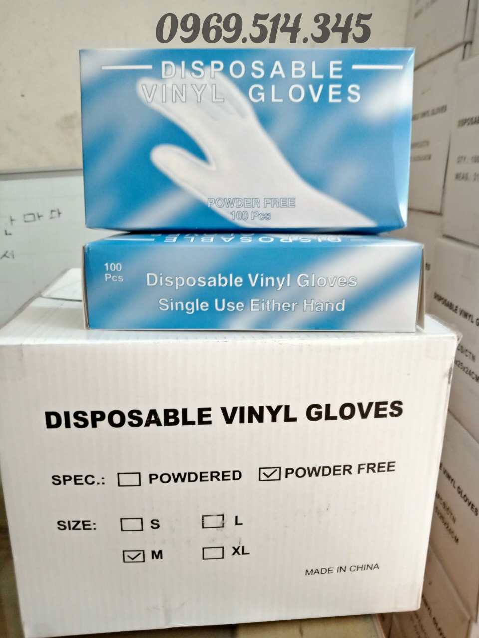 Bao tay được đóng gói cẩn thận chuẩn quy chuẩn và số lượng đóng thùng carton an toàn vệ sinh tuyệt đối