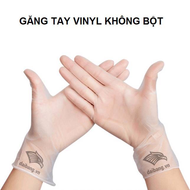 Găng tay Vinyl không bột