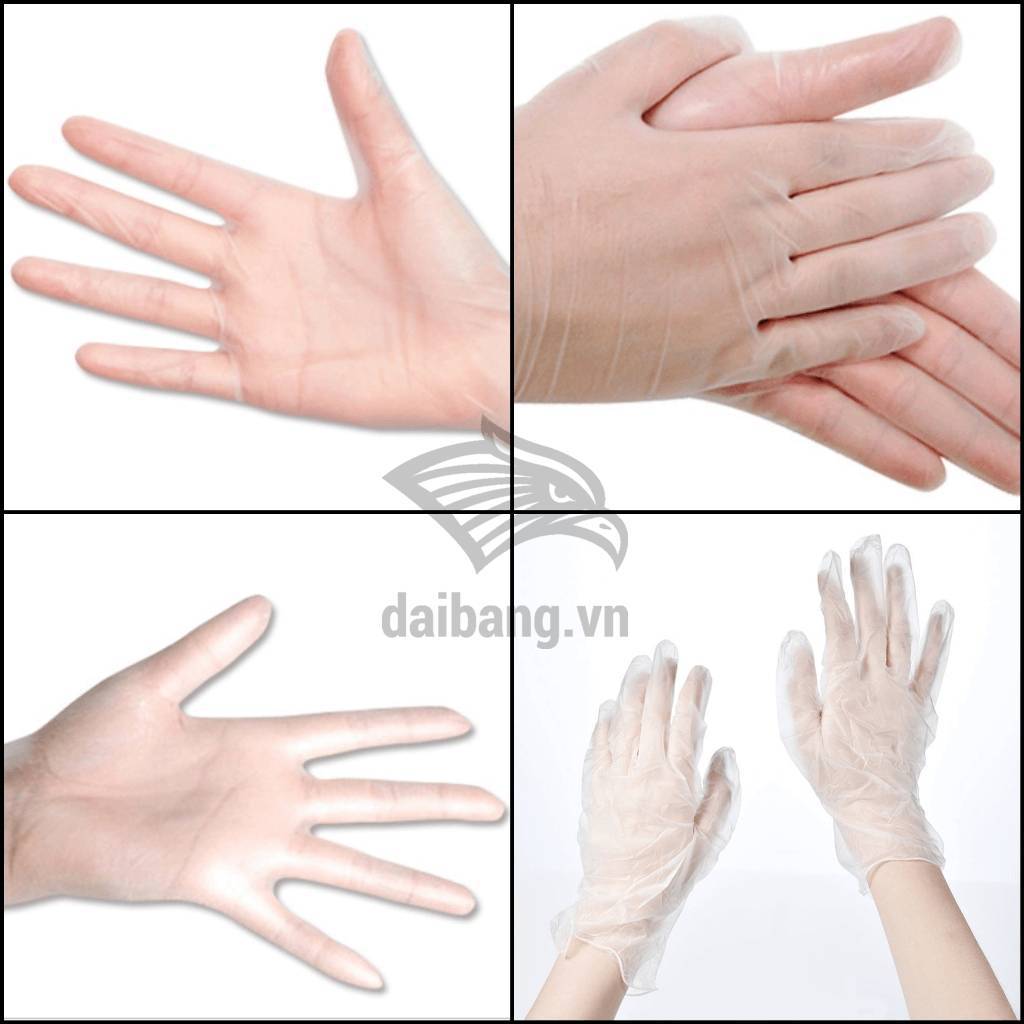 Gang tay Vinyl dùng được cho cả 2 tay, phù hợp với tất cả kích thước bàn tay của mọi người