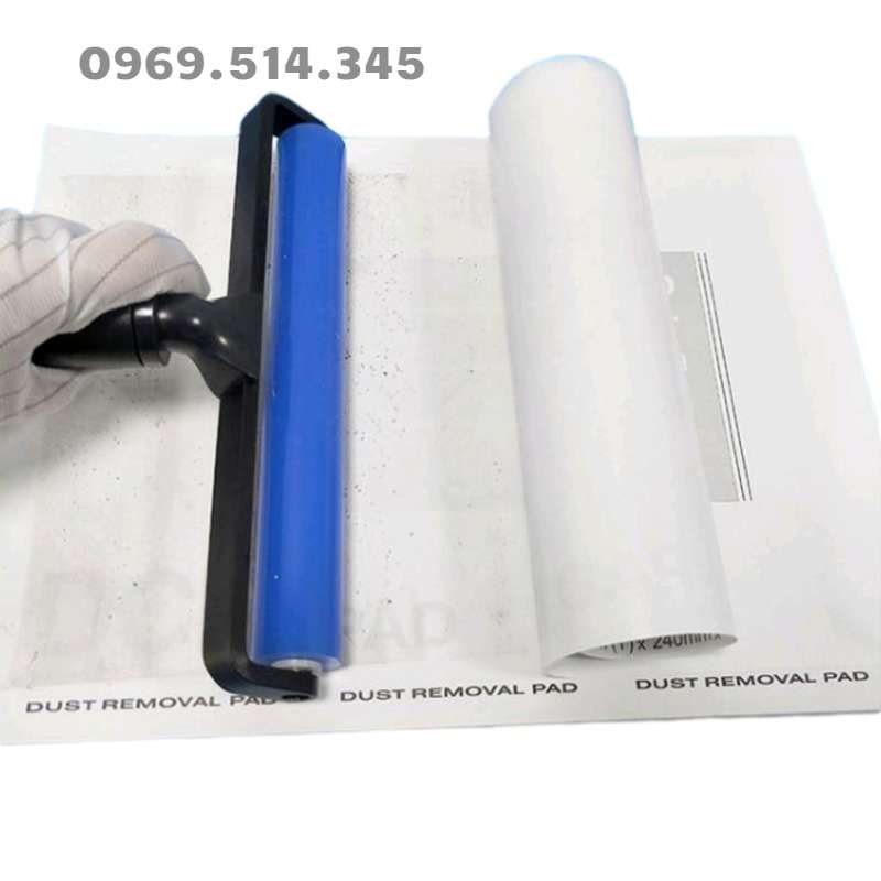 Lớp keo dính được thiết kế để bám chắc vào các hạt bụi và giữ chúng lại trên bề mặt DCR PAD