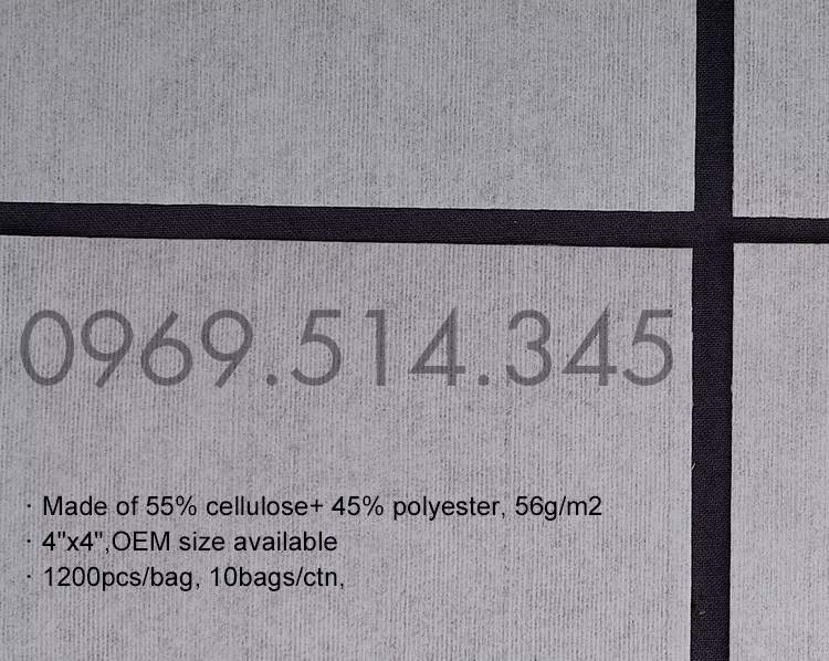 Sự kết hợp hoàn hảo giữa Cellulose và Polyester tạo nên loại giấy Cleanroom Wiper mã 0604 với tính năng vượt trội