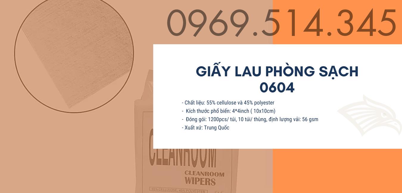 Giấy lau phòng sạch 0604