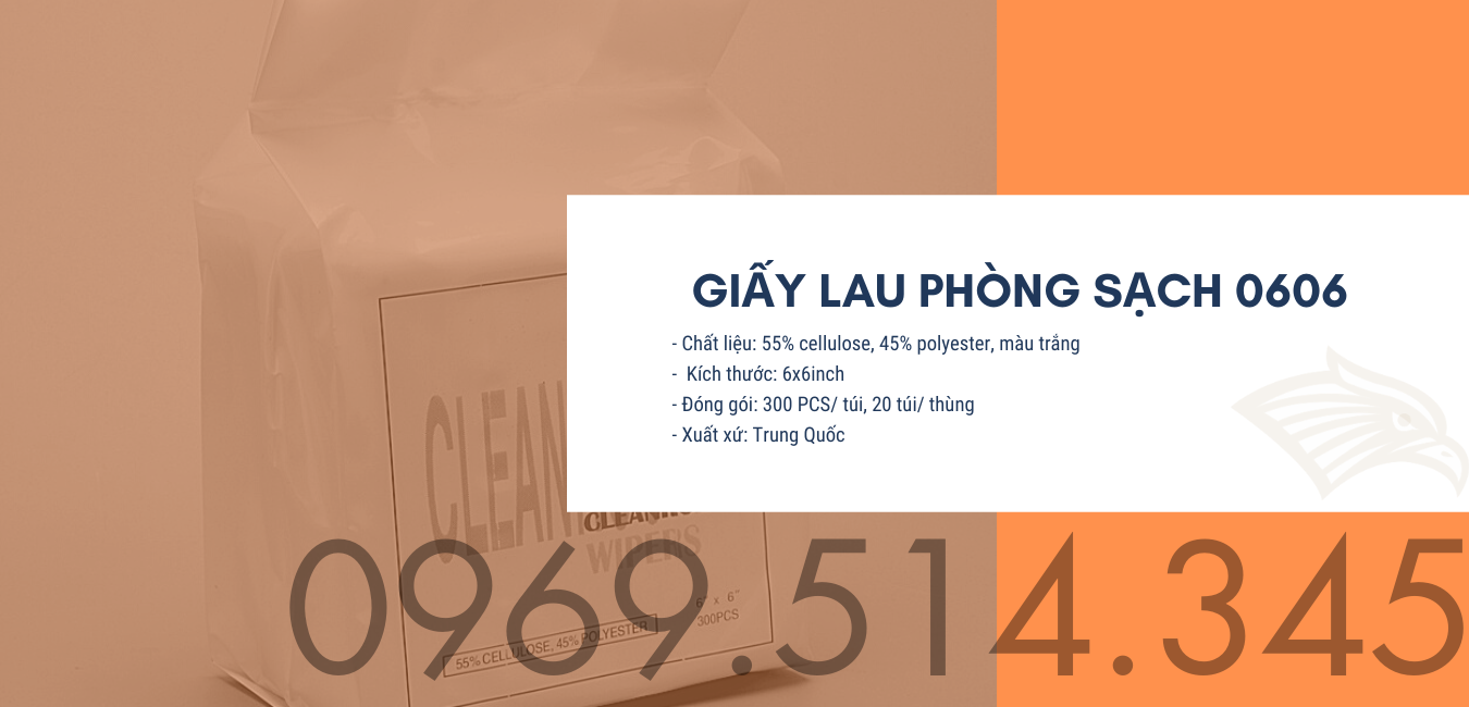 Giấy lau phòng sạch 0606