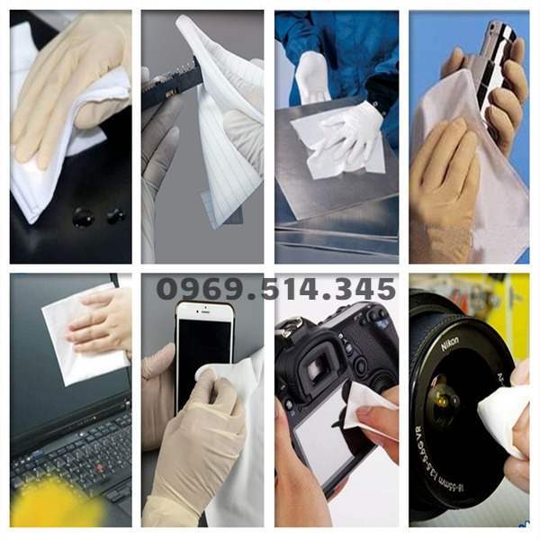 Khăn lau 0606 có độ bền cao, có thể sử dụng nhiều lần mà không bị rách hoặc xơ