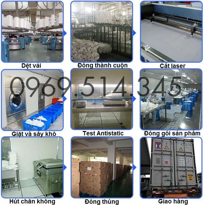 Quy trình sản xuất giấy lau chống tĩnh điện 0606 đạt tiêu chuẩn ISO nguồn hàng đảm bảo chất lượng 