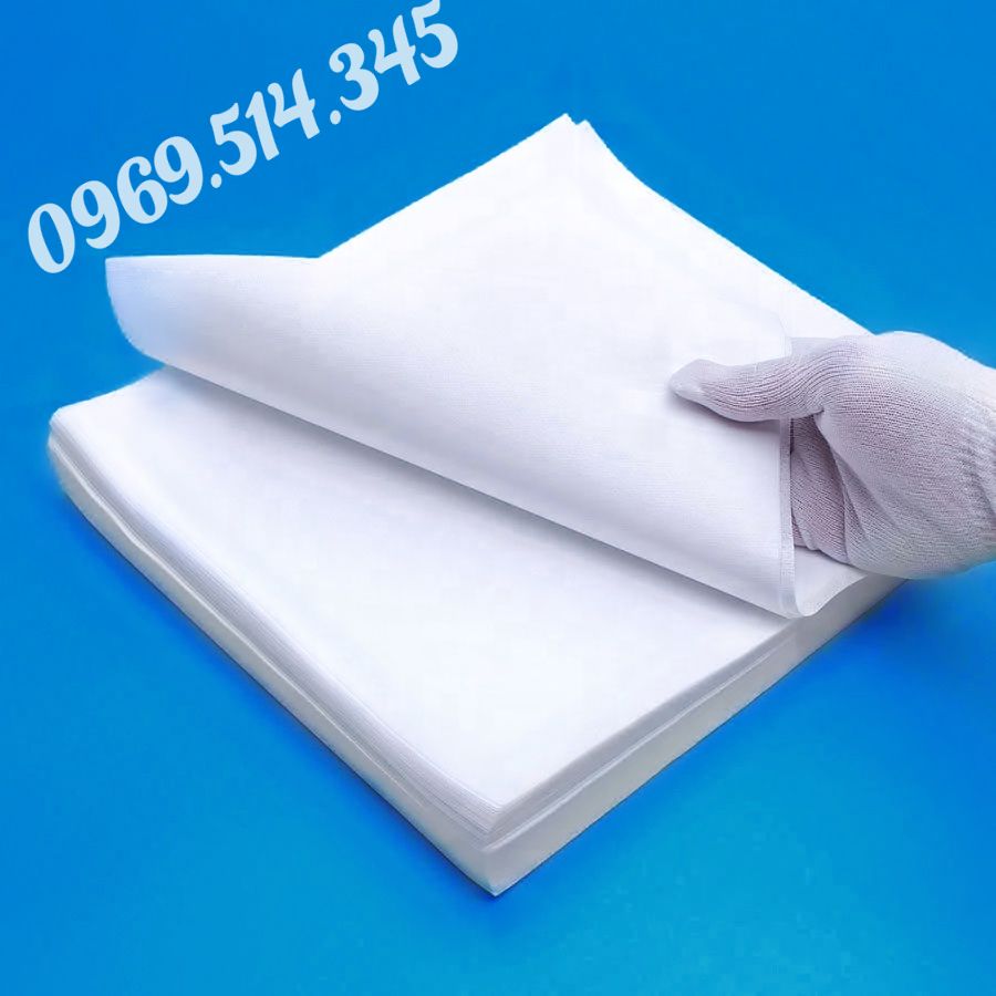 Vải không dệt rất mềm mịn khi lau chùi không lo bị trầy xước