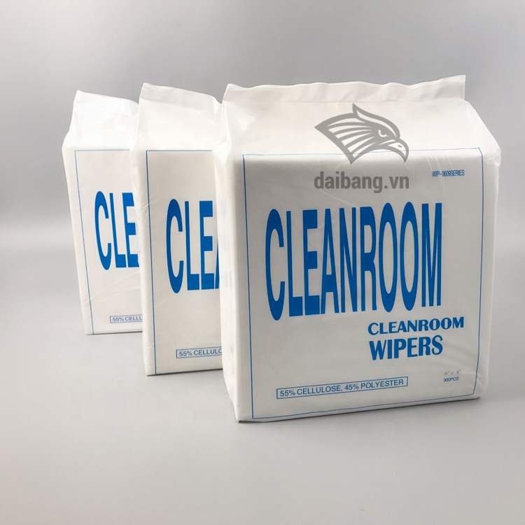 Giấy lau được xử lý cắt bằng máy laze giúp chống xước ít bụi