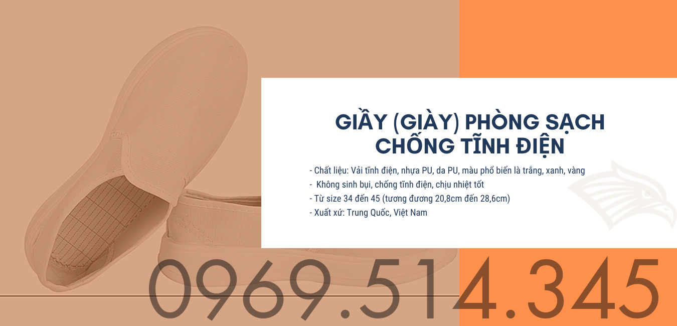 Giầy (giày) phòng sạch chống tĩnh điện