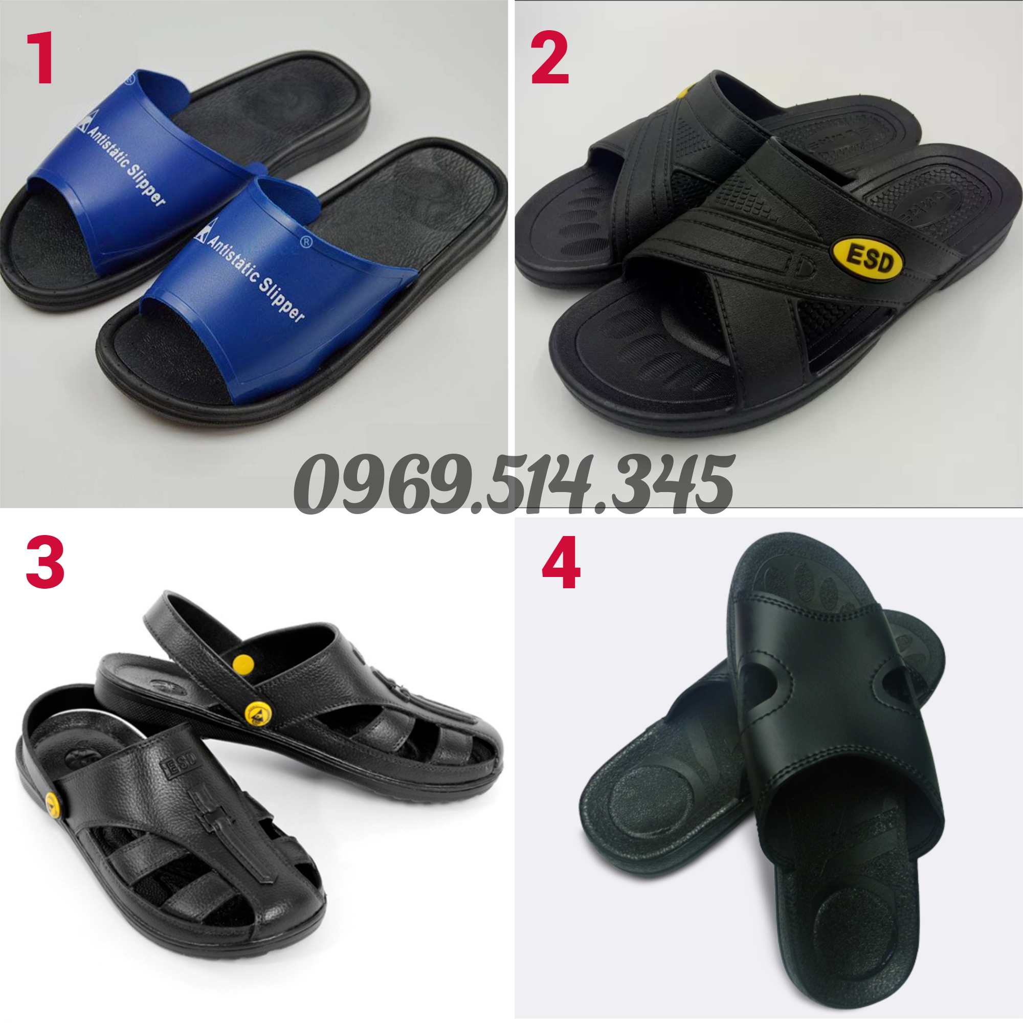 Hình ảnh của 4 loại dép phổ biến và sự khác nhau về cách thiết kế để được sử dụng rộng rãi