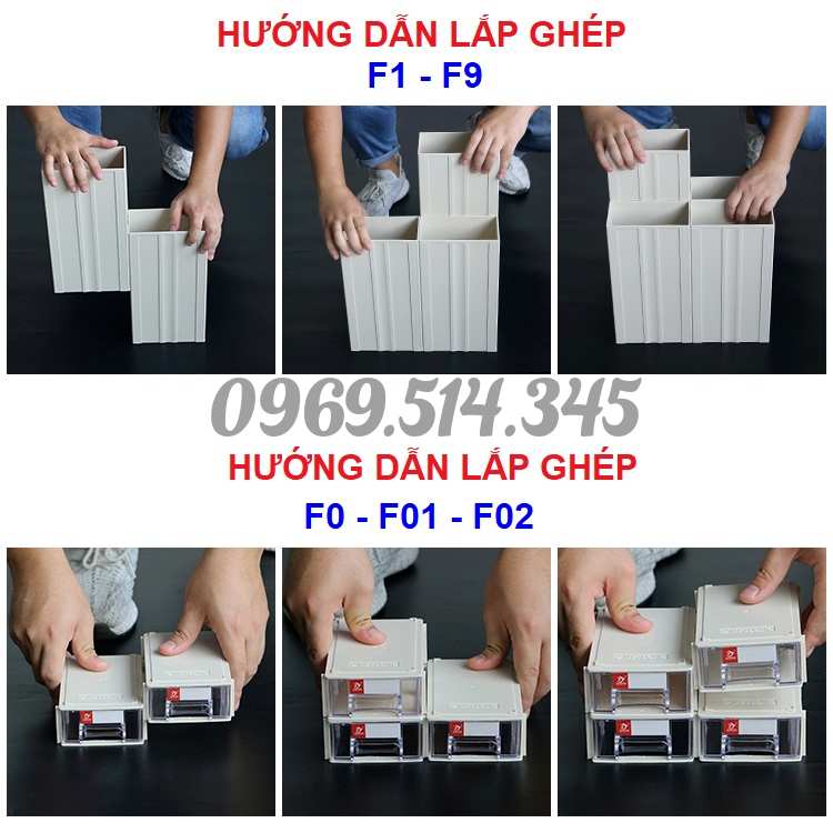 Các khớp ở cạnh bên và mặt dưới tạo nên các mối nối kín nhiều ngăn