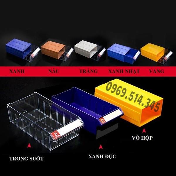 Hộp đựng đồ dùng có nhiều gam màu cho khách hàng lựa chọn