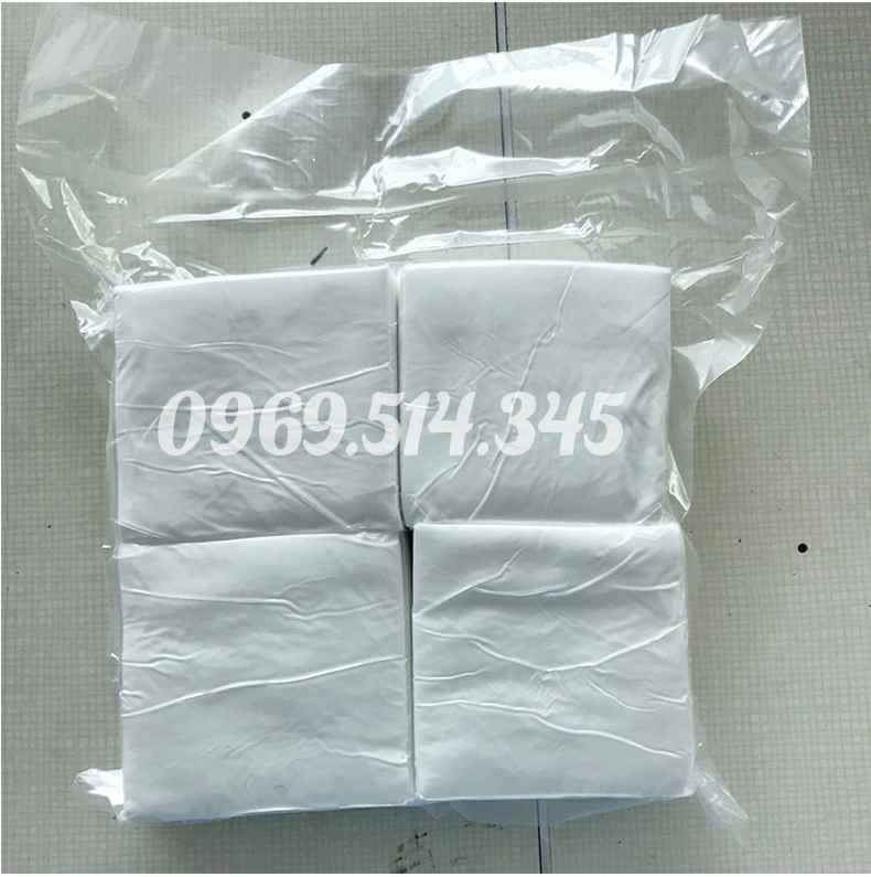 Ảnh chụp thực tế khăn lau chống tĩnh điện được đóng túi hút chân không cẩn thận 