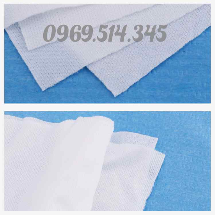 Khăn lau Wip-1004D được làm từ 100% sợi polyester
