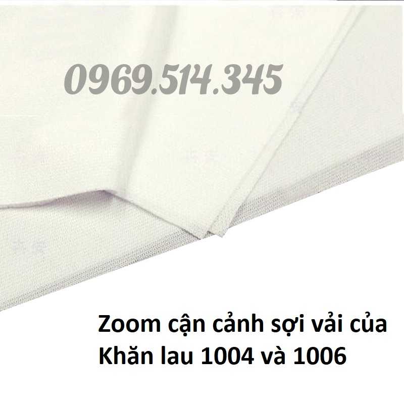 Chất liệu vải không dệt, không xơ bụi của hai loại sản phẩm 