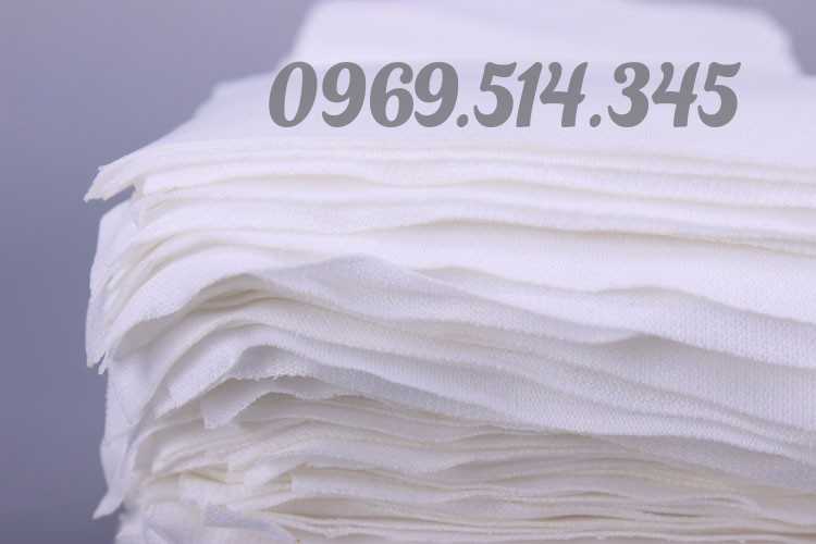 Vải lau sợi polyester không xơ bụi dễ dàng giặt giũ, độ bền cao 