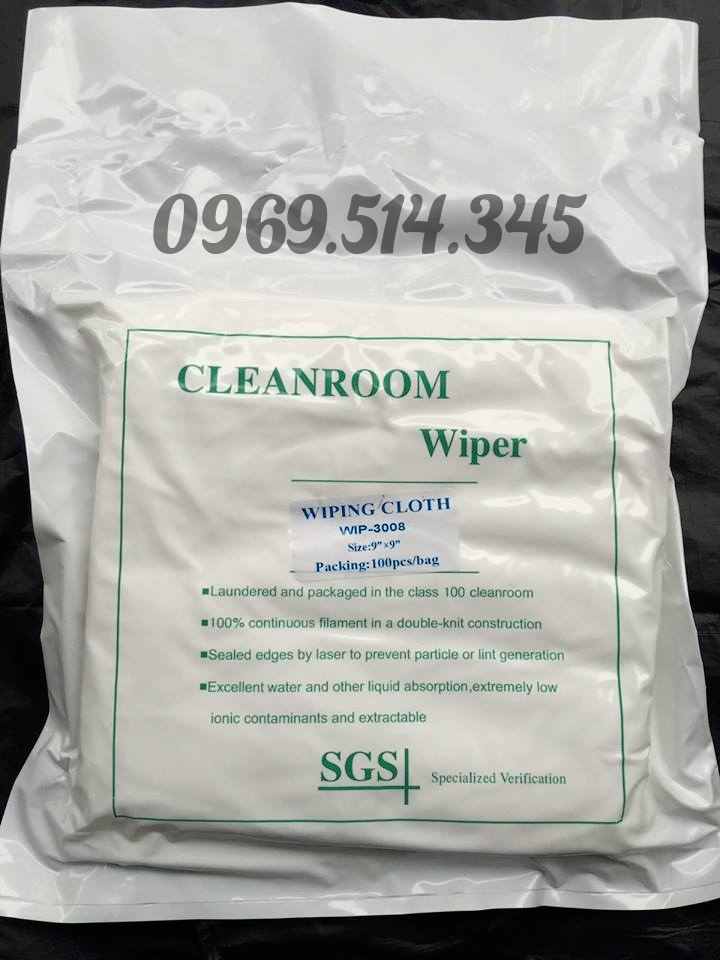 Vải lau phòng sạch PL-3008 ở môi trường đạt tiêu chuẩn SGS