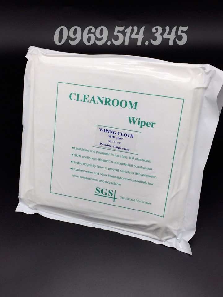 Hình ảnh chụp thực tế bao bì của Khăn lau phòng sạch đa năng được nhiều doanh nghiệp tin dùng 