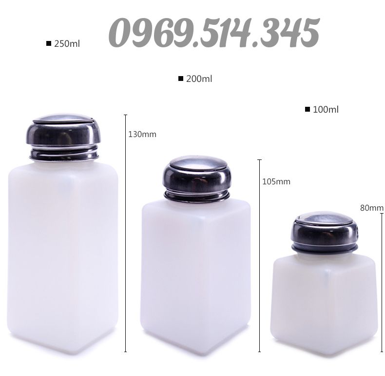 Lựa chọn kích thước và dung tích phù hợp giúp dễ sử dụng và bảo quản