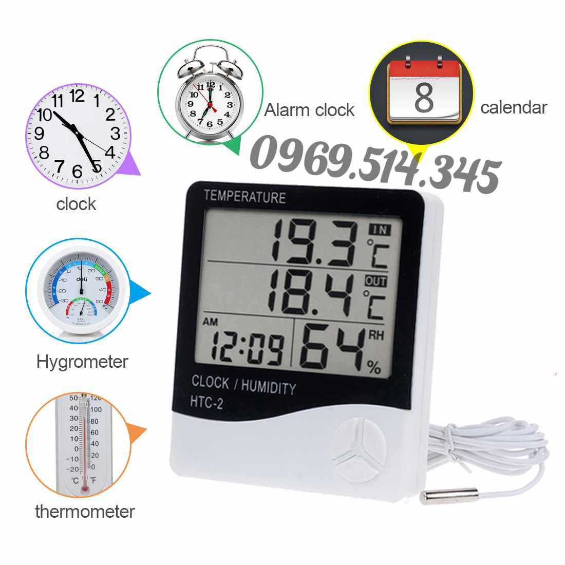 Mang nhiều tính năng ưu việt có thể thay thế đồng hồ và đặt được ở nhiều vị trí khác nhau 