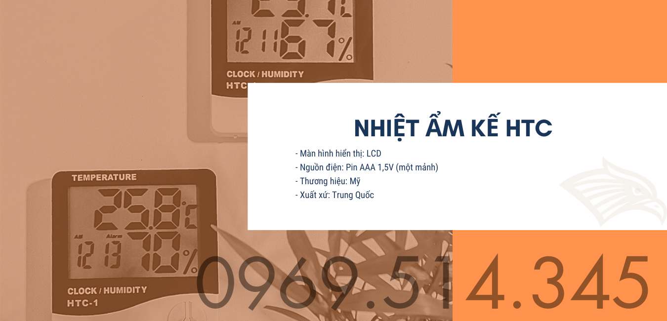 Nhiệt ẩm kế HTC -  Vật dụng ưu việt trong môi trường phòng sạch 