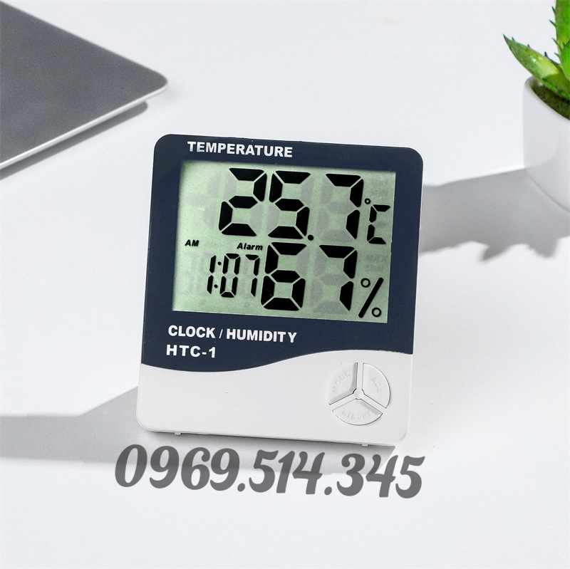 Nhiệt ẩm kế HTC-1 cung cấp các thông số về nhiệt độ và độ ẩm một cách chính xác giúp kiểm soát môi trường