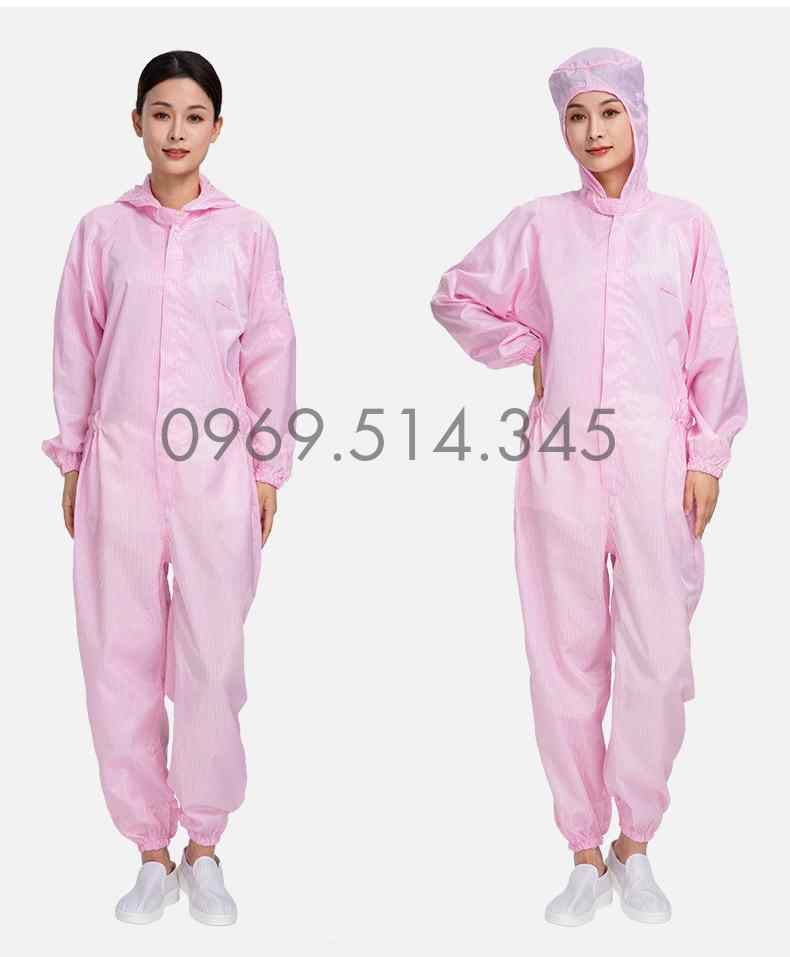 Trang phục phòng sạch được sử dụng linh hoạt, thoải mái