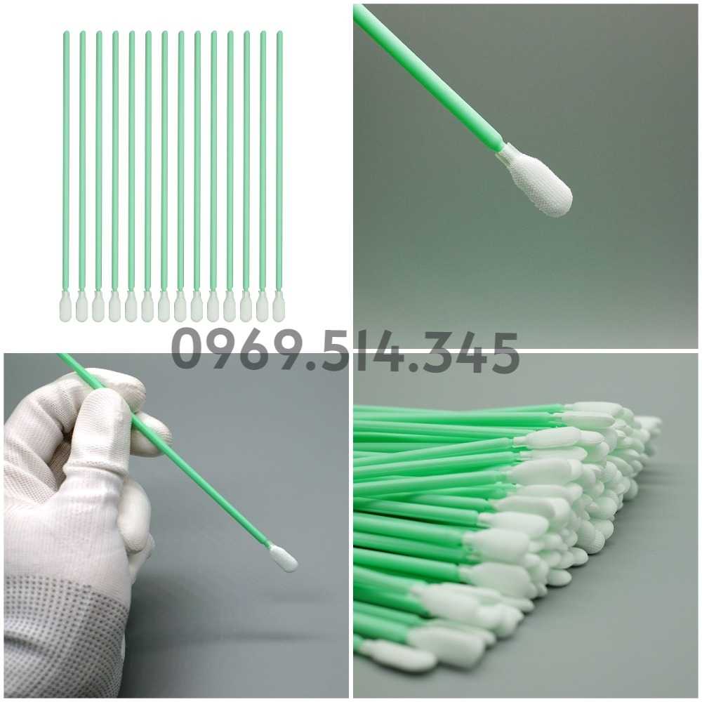 Tăm bông phòng sạch mút vải đầu foam