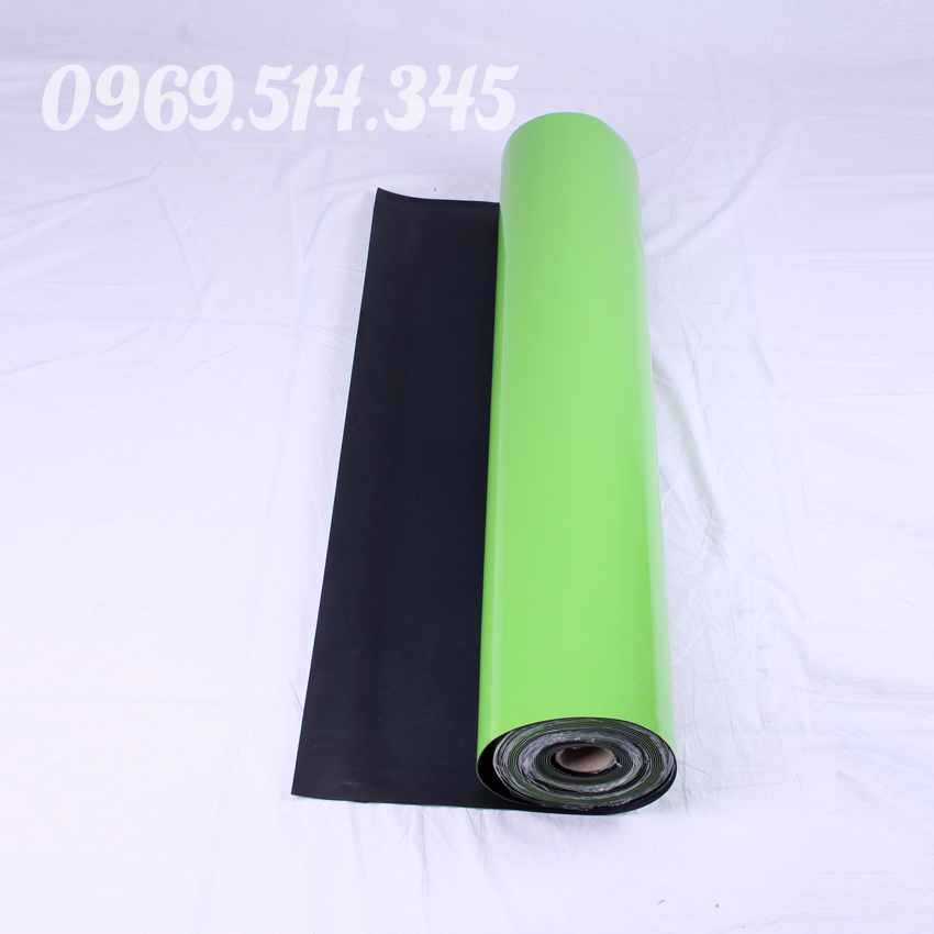 Thảm trải nền cao su màu xanh nõn chuối có độ đàn hồi tốt
