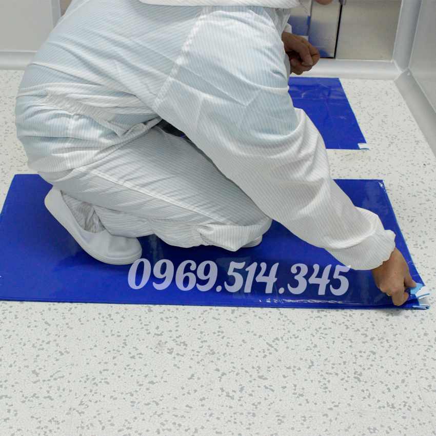 Thảm dính bụi đa năng với khả năng bóc tách lớp bám bụi nhanh chóng thay thế bằng lớp mới tiện dụng